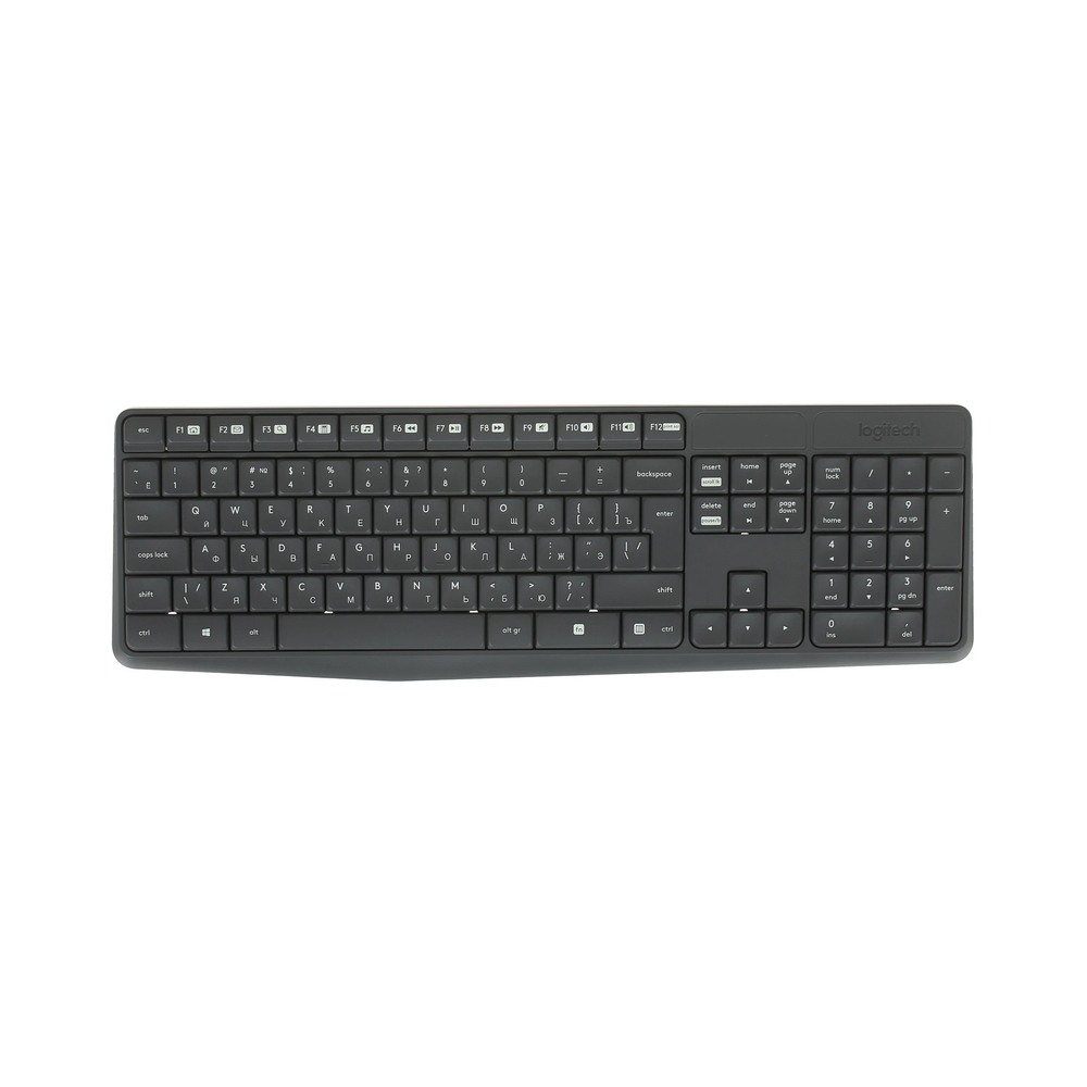 Клавиатура+мышь беспроводная Logitech MK235, серый — KSKSHOP.RU