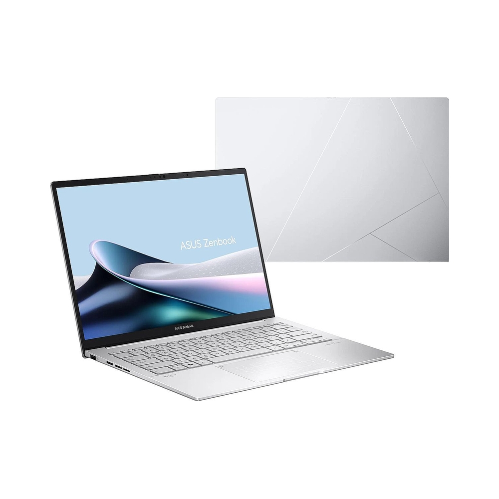 Ноутбук Asus Zenbook 14 UX3405MA-QD488W Core Ultra 7 155H 16Gb SSD1Tb Intel Arc 14" OLED FHD+ (1920x1200) Windows 11 Home silver WiFi BT Cam Bag (90NB11R2-M00SS0) — KSKSHOP.RU