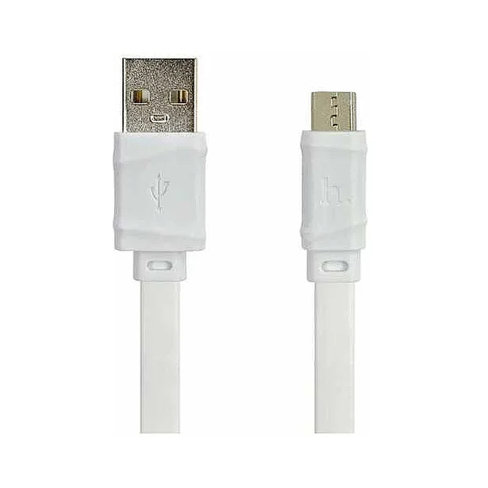 Кабель USB 2.0 hoco X5 бамбук, AM/microBM, белый, 1м — KSKSHOP.RU