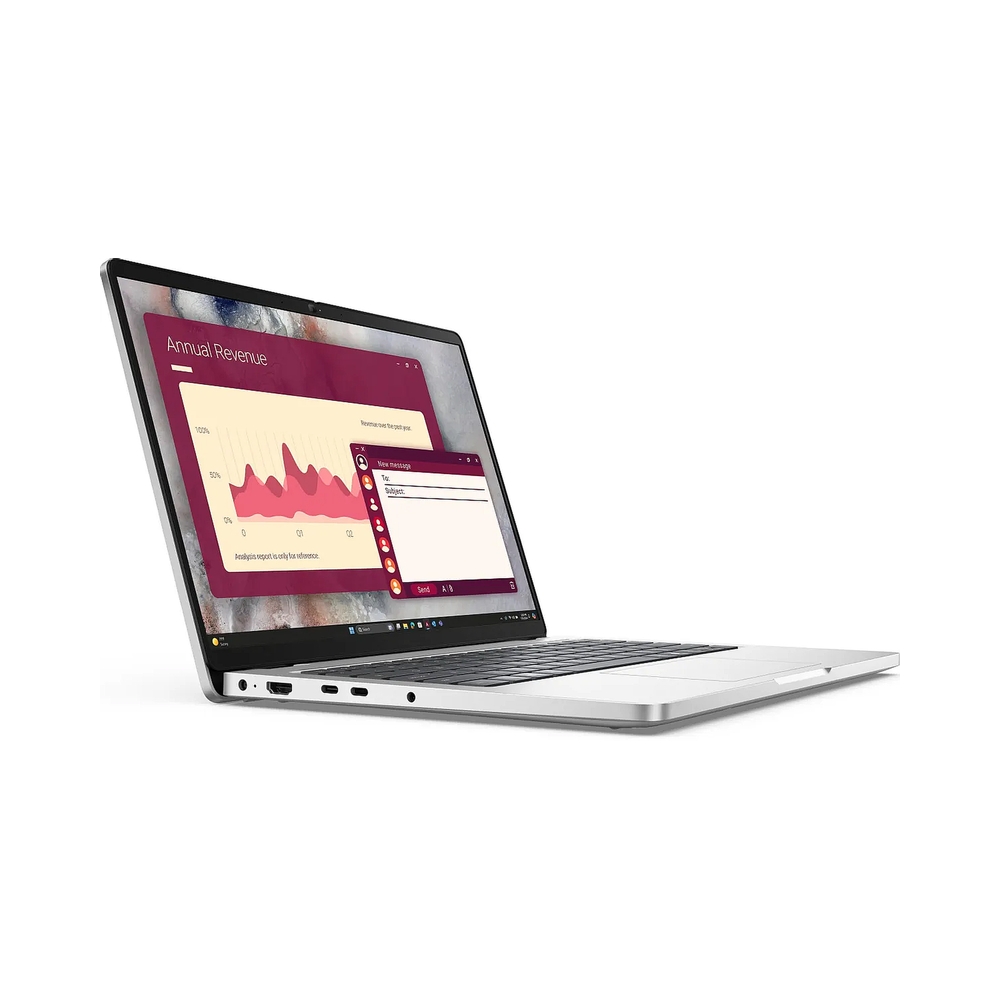 Ноутбук Dell Pro 14 Plus/14.0"/IPS/Intel Core Ultra 7 265U/32GB/1TB SSD/Intel graphics/Linux/серебристый/1.4kg — KSKSHOP.RU