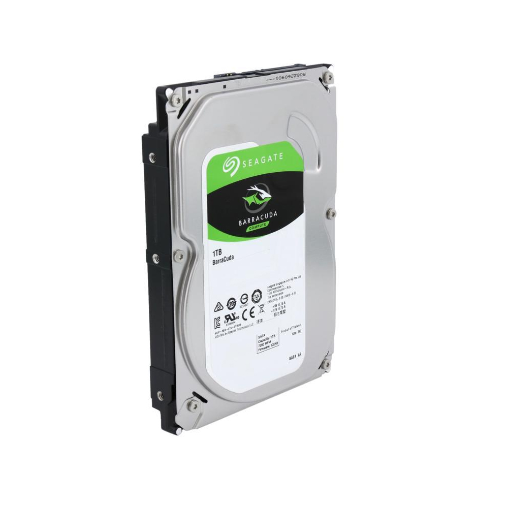 Жесткий диск HDD 3.5" SATA: 1000 Гб Seagate BarraCuda [7200 rpm, 64 Мб, Sata 3 (6 Gbit/s)] — KSKSHOP.RU