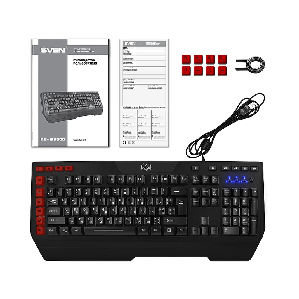 картинка Клавиатура Sven KB-G9600, черный от магазина Одежда+