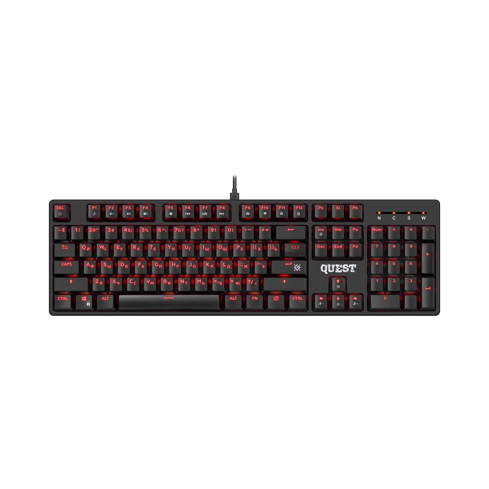 Клавиатура DEFENDER MECHANICAL QUEST GK-596 — KSKSHOP.RU