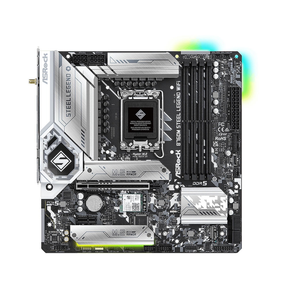 Материнская плата ASRock B760M STEEL LEGEND WIFI — KSKSHOP.RU