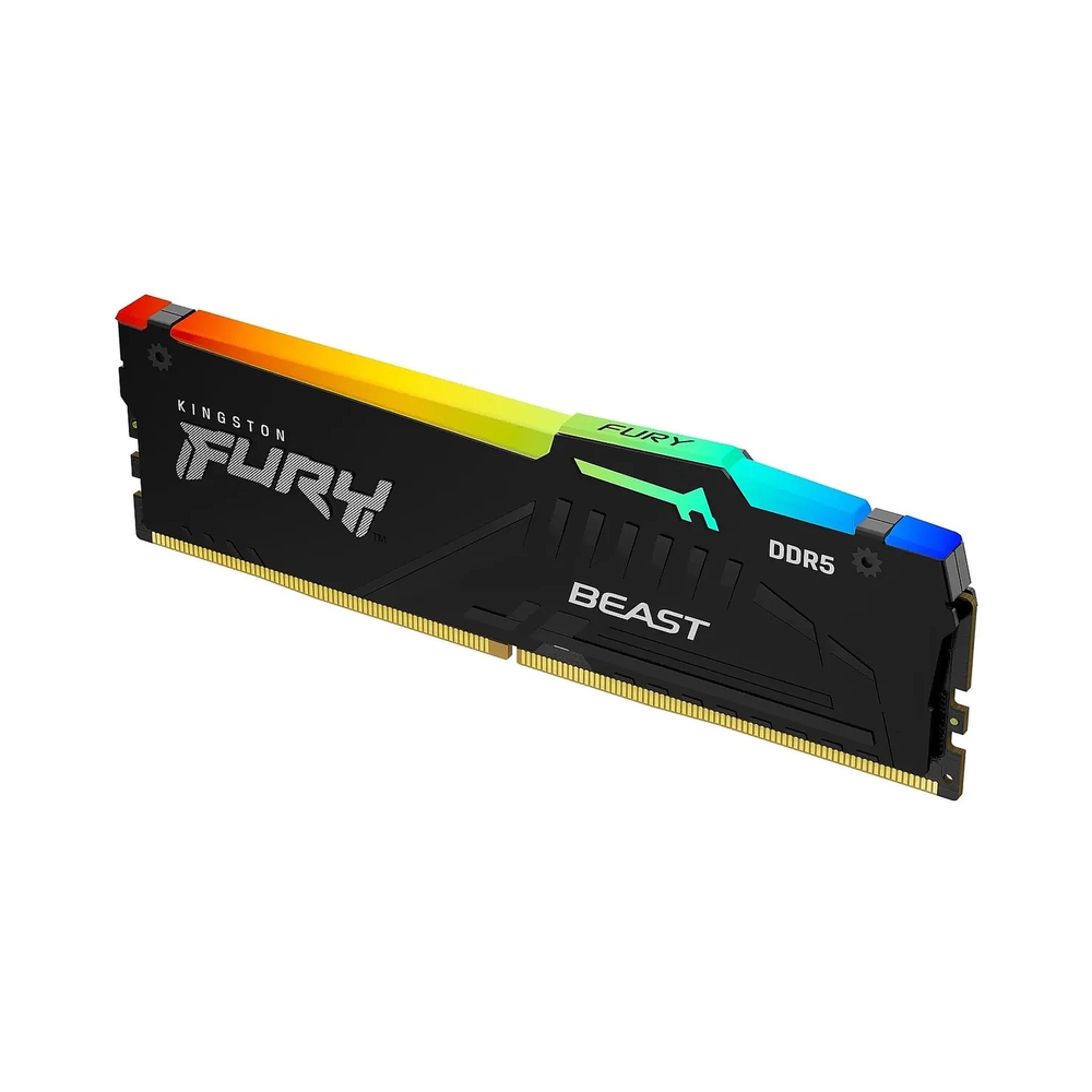 Оперативная память Kingston FURY Beast Black RGB [KF552C40BBA-16] 16GB D5 — KSKSHOP.RU
