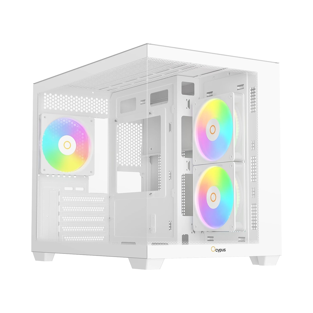 Корпус Ocypus Gamma C54 WH ARGB, белый — KSKSHOP.RU