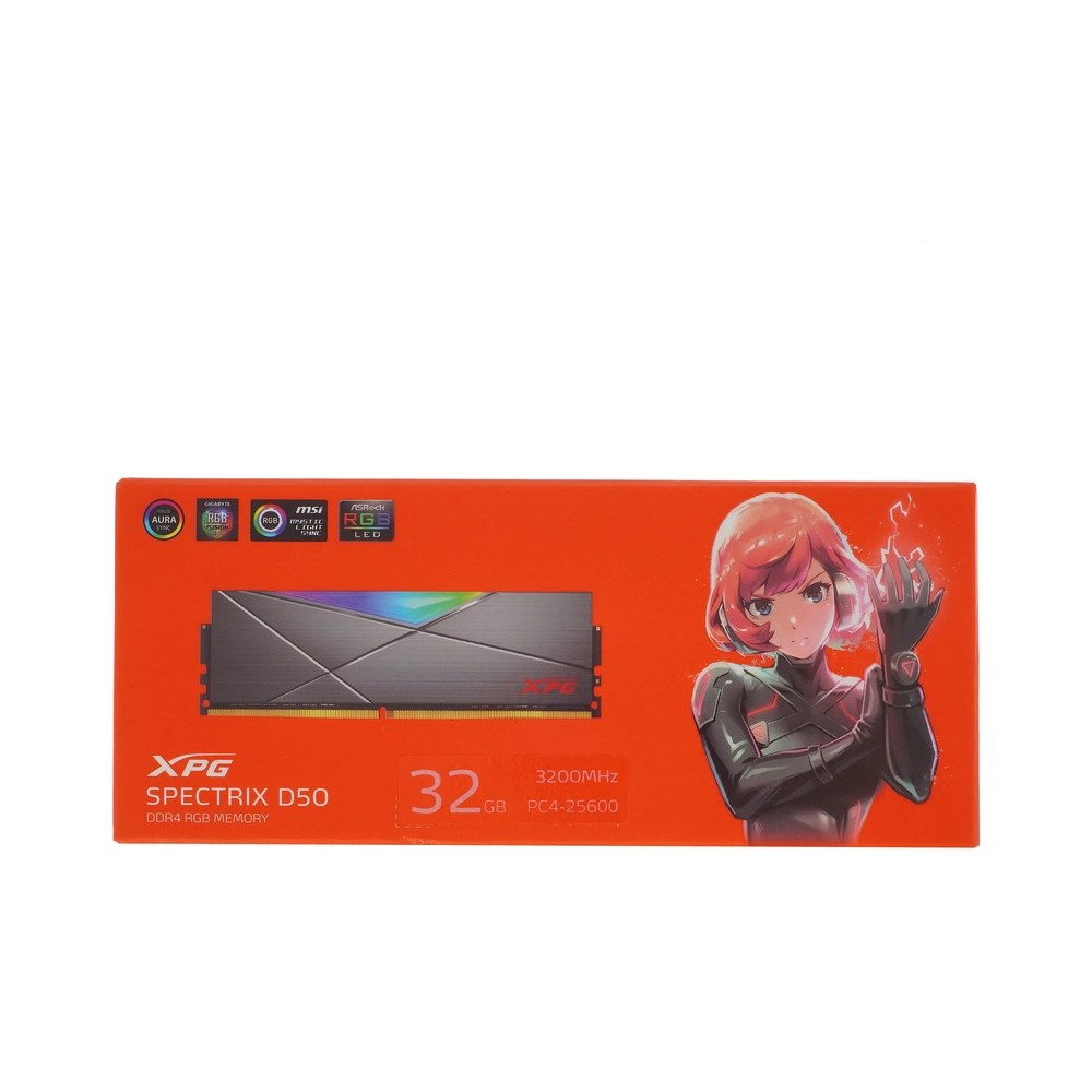 Оперативная память ADATA XPG SPECTRIX D50 RGB [AX4U320032G16A-ST50] 32GB D4 — KSKSHOP.RU