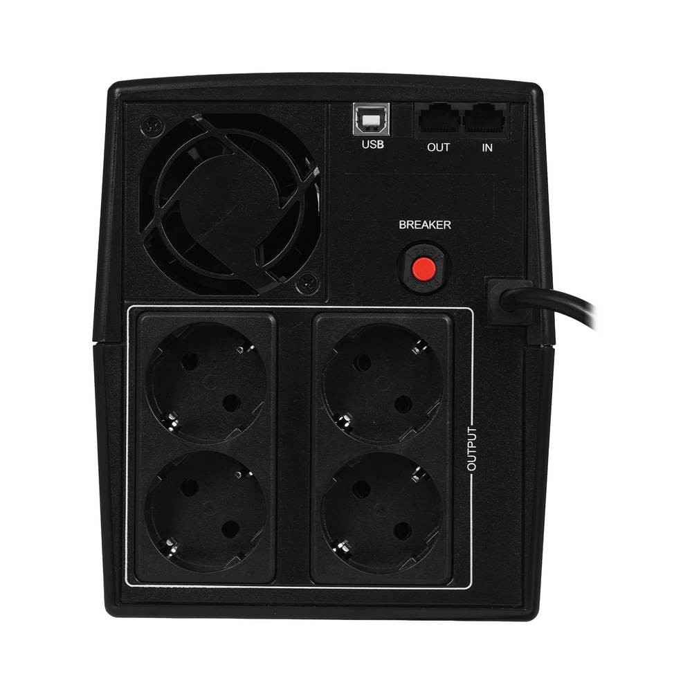 ИБП Ippon Back Basic 1500 Euro [900Вт/1500ВА], черный — KSKSHOP.RU