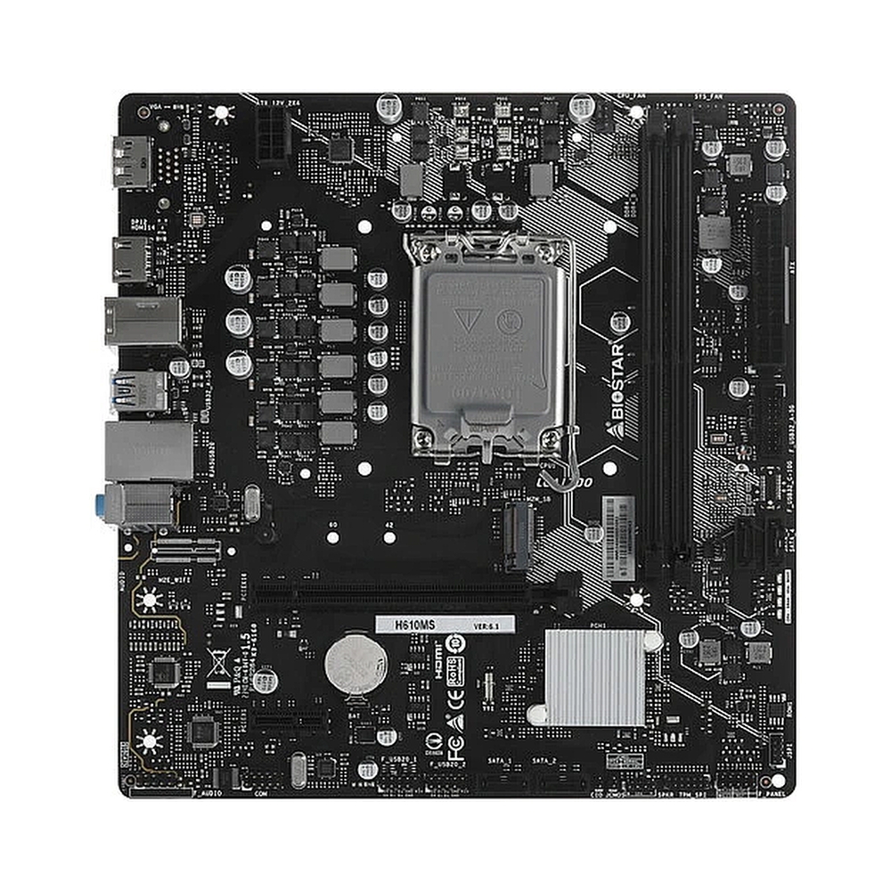 Материнская плата Biostar H610MS — KSKSHOP.RU
