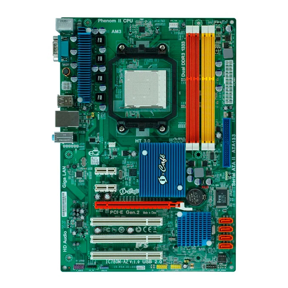 картинка [Б/У] Материнская плата ECS IC780M-A2 V1.0A | AM3 от магазина Одежда+