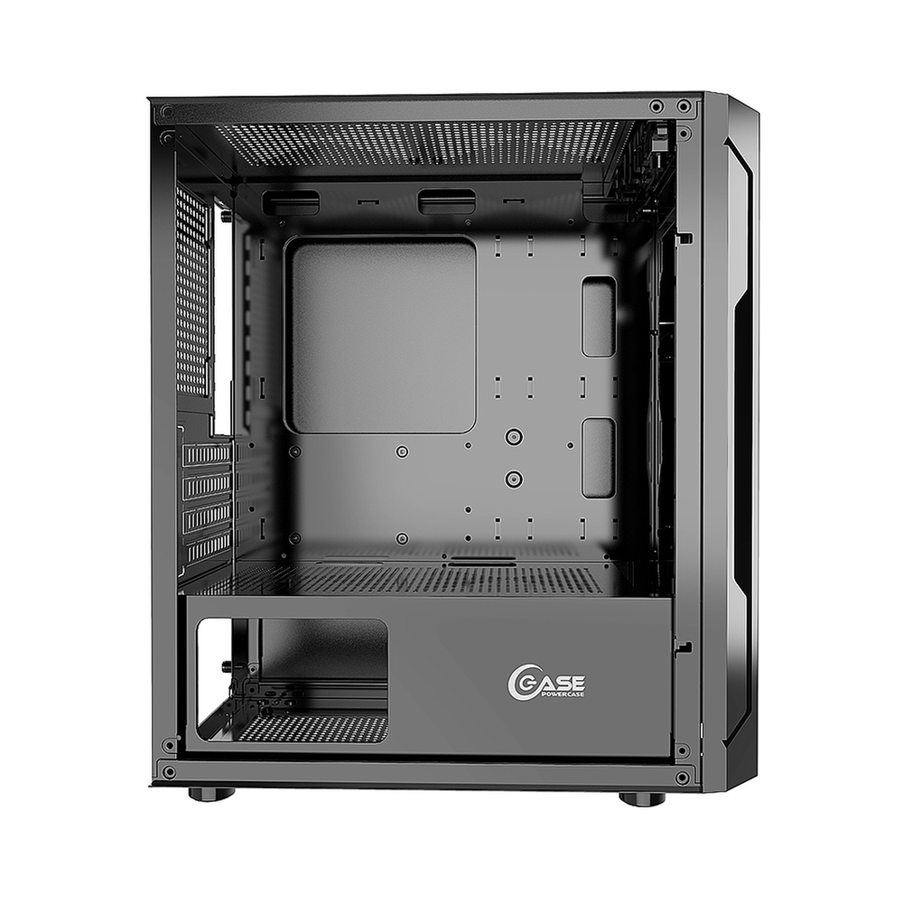 картинка Корпус Powercase Mistral Micro Z3B Mesh LED, черный от магазина Одежда+