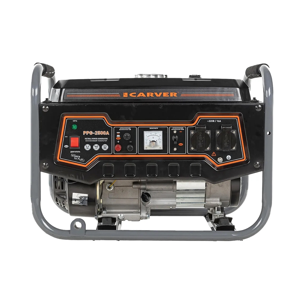 Электрогенератор бензиновый Carver PPG-2500А, 2.3 кВт, 67 дБ, 40 кг — KSKSHOP.RU