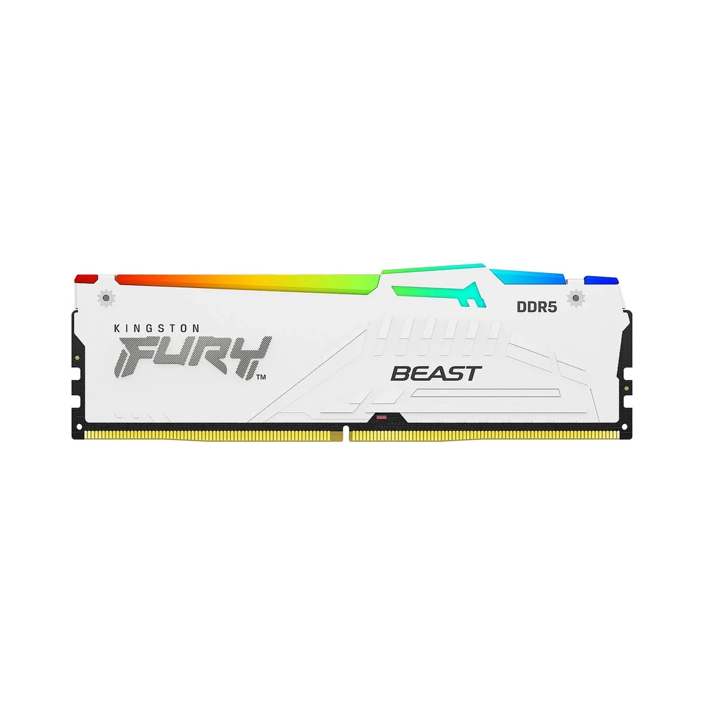 Оперативная память Kingston FURY Beast White RGB [KF552C40BWA-16] 16GB D5 — KSKSHOP.RU