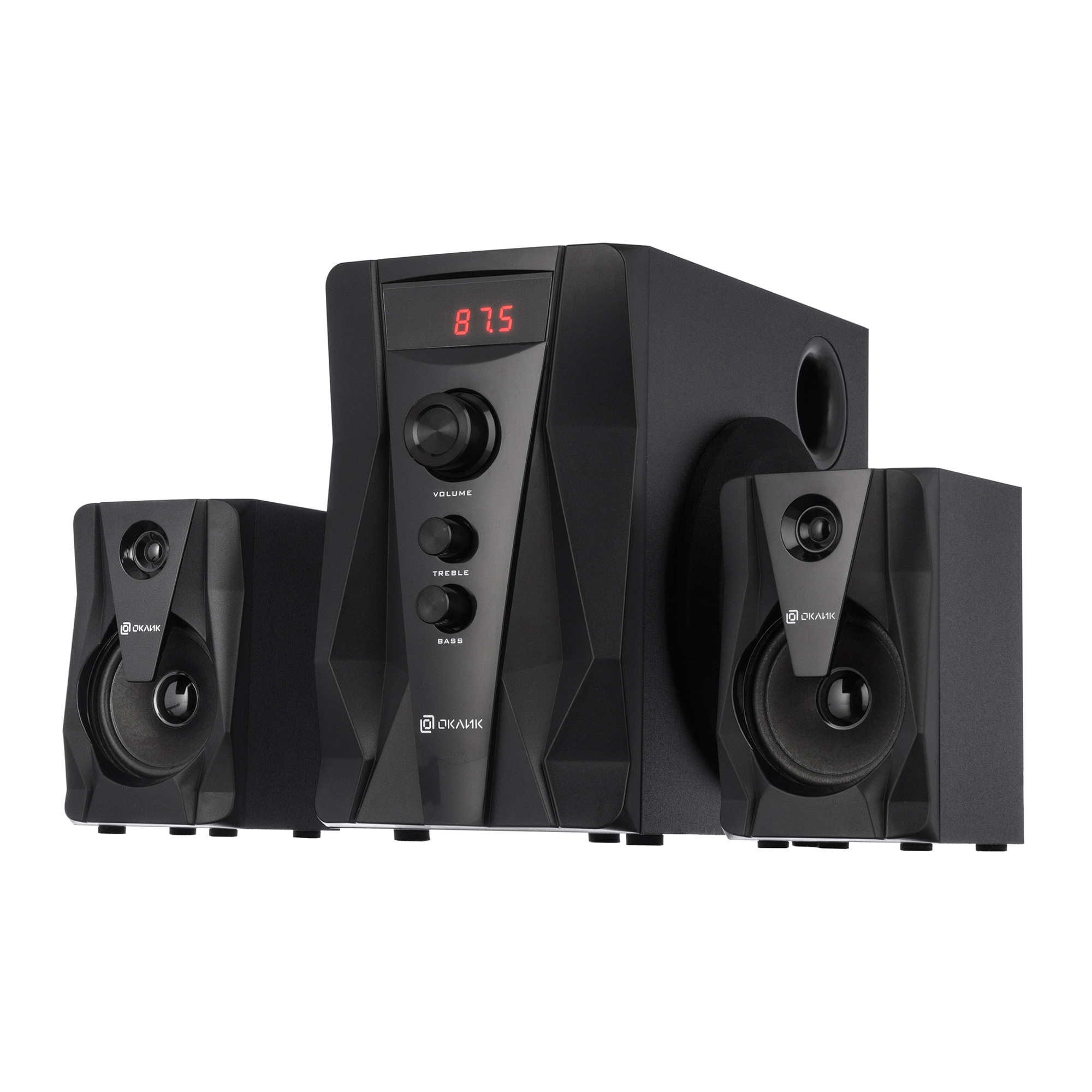 Колонки Oklick OK-431 2.1 черный 23Вт — KSKSHOP.RU