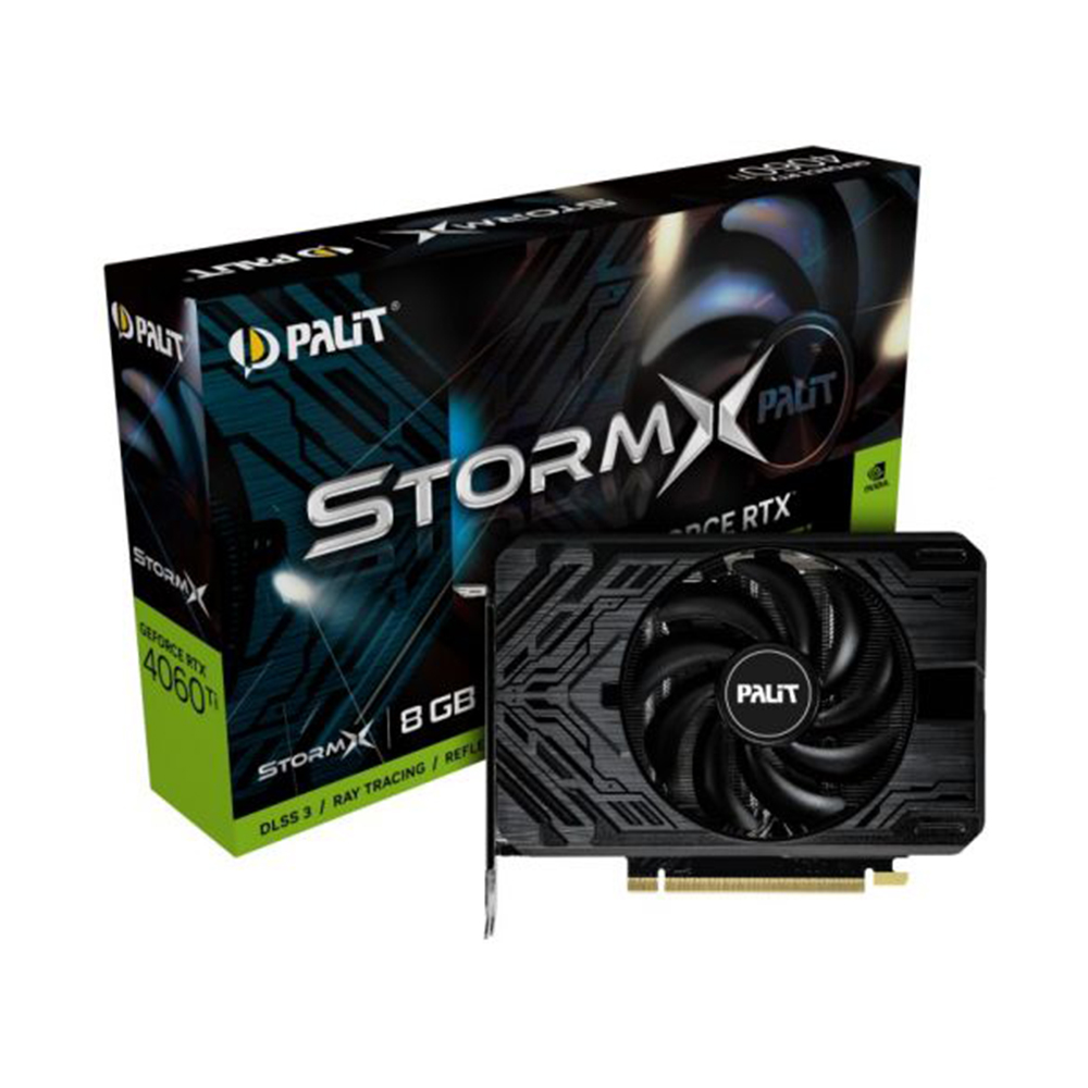 Видеокарта Palit GeForce RTX 4060 Ti StormX [NE6406T019P1-1060F] — KSKSHOP.RU