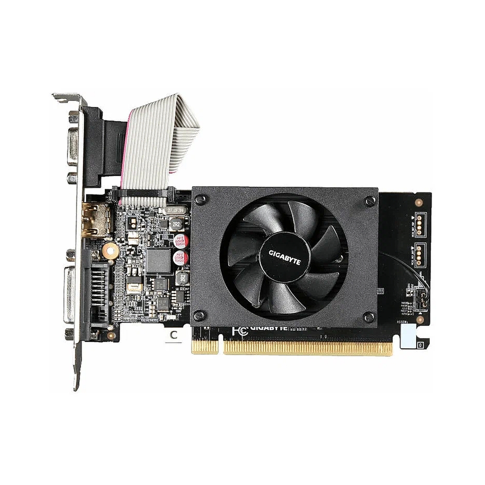 Видеокарта GIGABYTE GeForce GT 710 LP [GV-N710D3-2GL] — KSKSHOP.RU