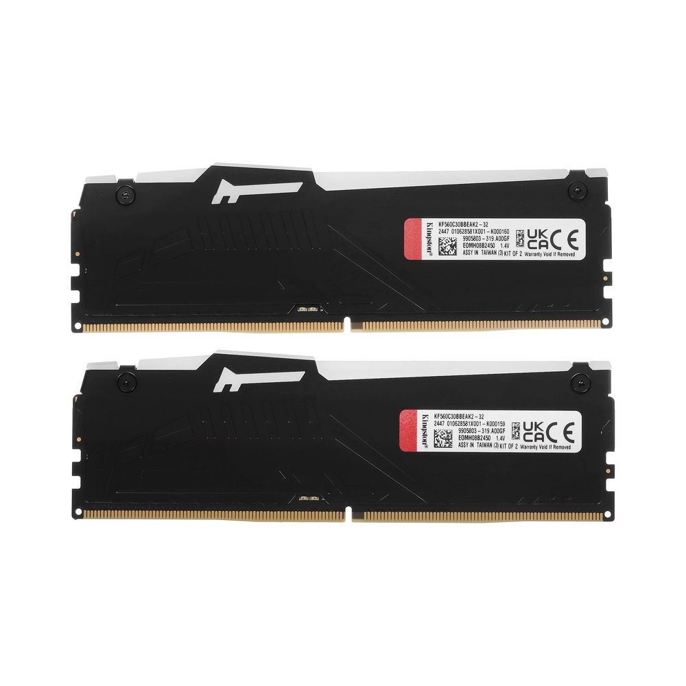 Оперативная память Kingston FURY Beast Black RGB [KF560C30BBEAK2-32] 32GB KIT D5 — KSKSHOP.RU