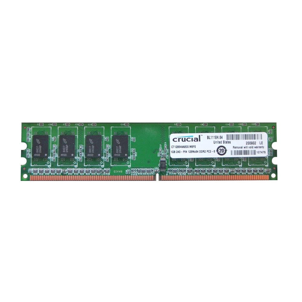[Б/У] Оперативная память Crucial 1GB DDR2 [CT12864AA800] — KSKSHOP.RU