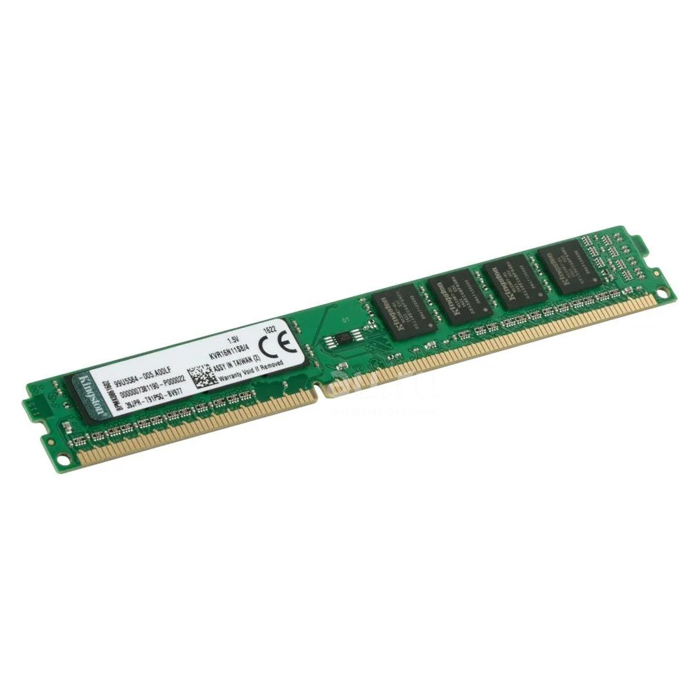 [Б/У] Оперативная память Kingston DDR3 4Gb 1600MHz [KVR16N11S8/4] — KSKSHOP.RU