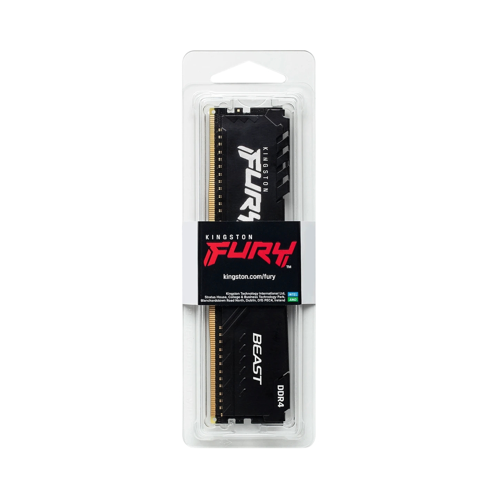 Оперативная память Kingston FURY Beast Black [KF432C16BB1/16WP] 16GB D4 — KSKSHOP.RU