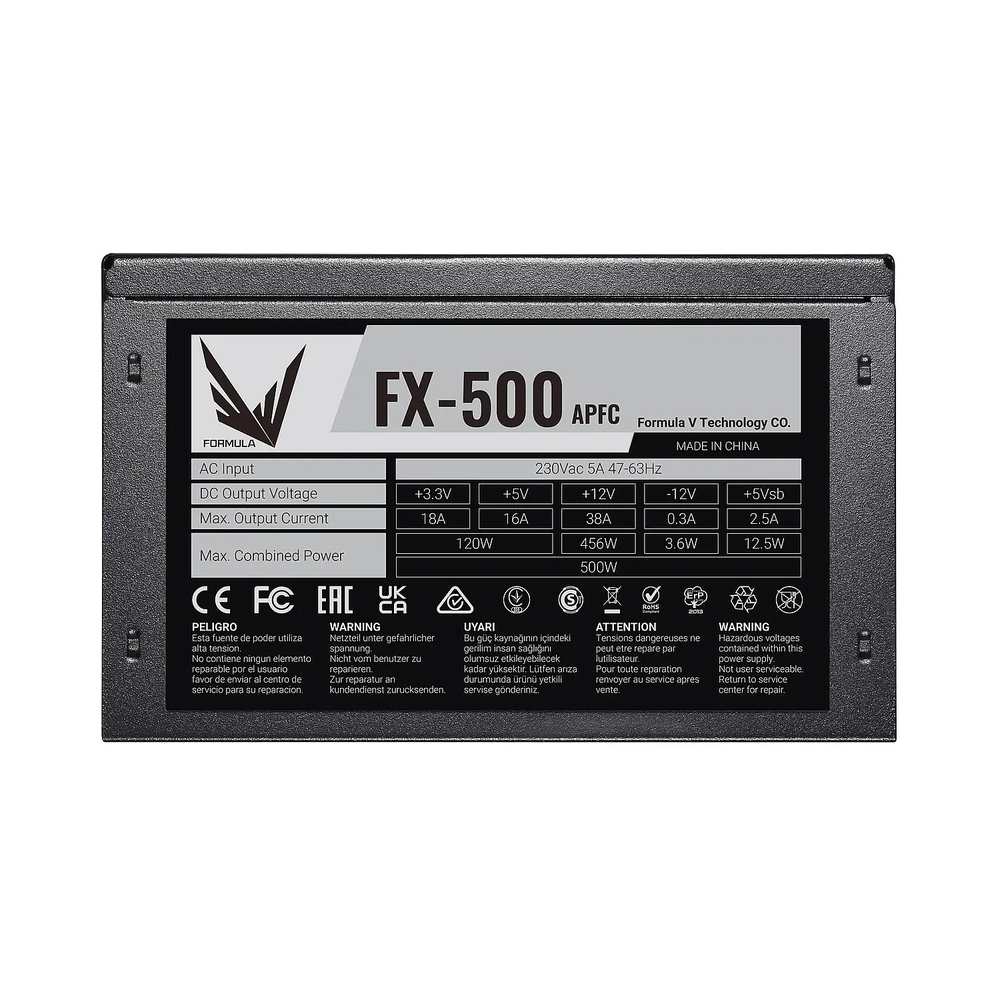 Блок питания Formula FX-500 500W — KSKSHOP.RU