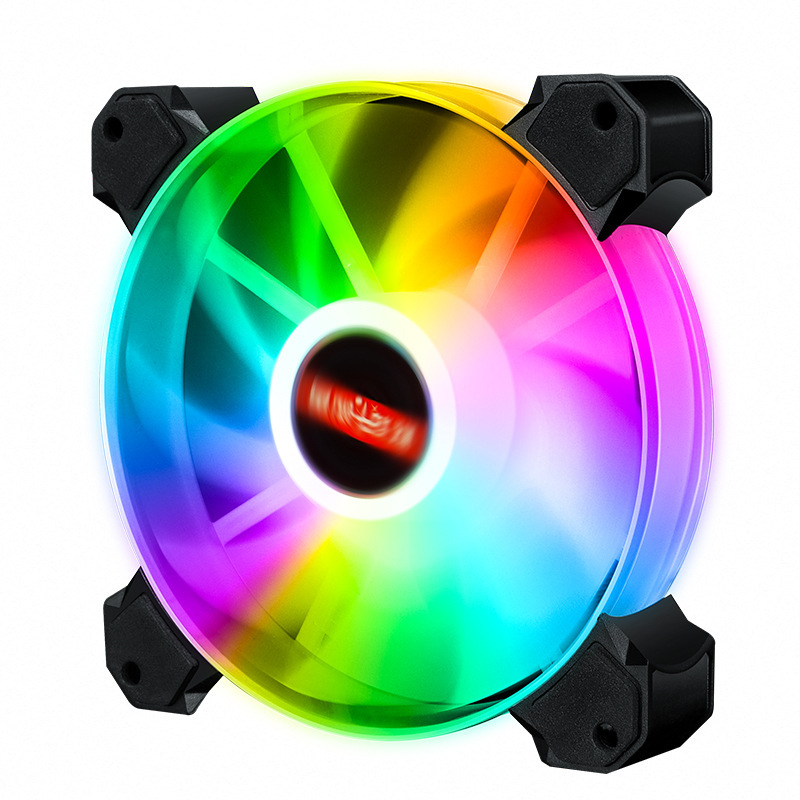 Кулер для пк 120mm YueHUI RGB MOLEX + 3PIN — KSKSHOP.RU