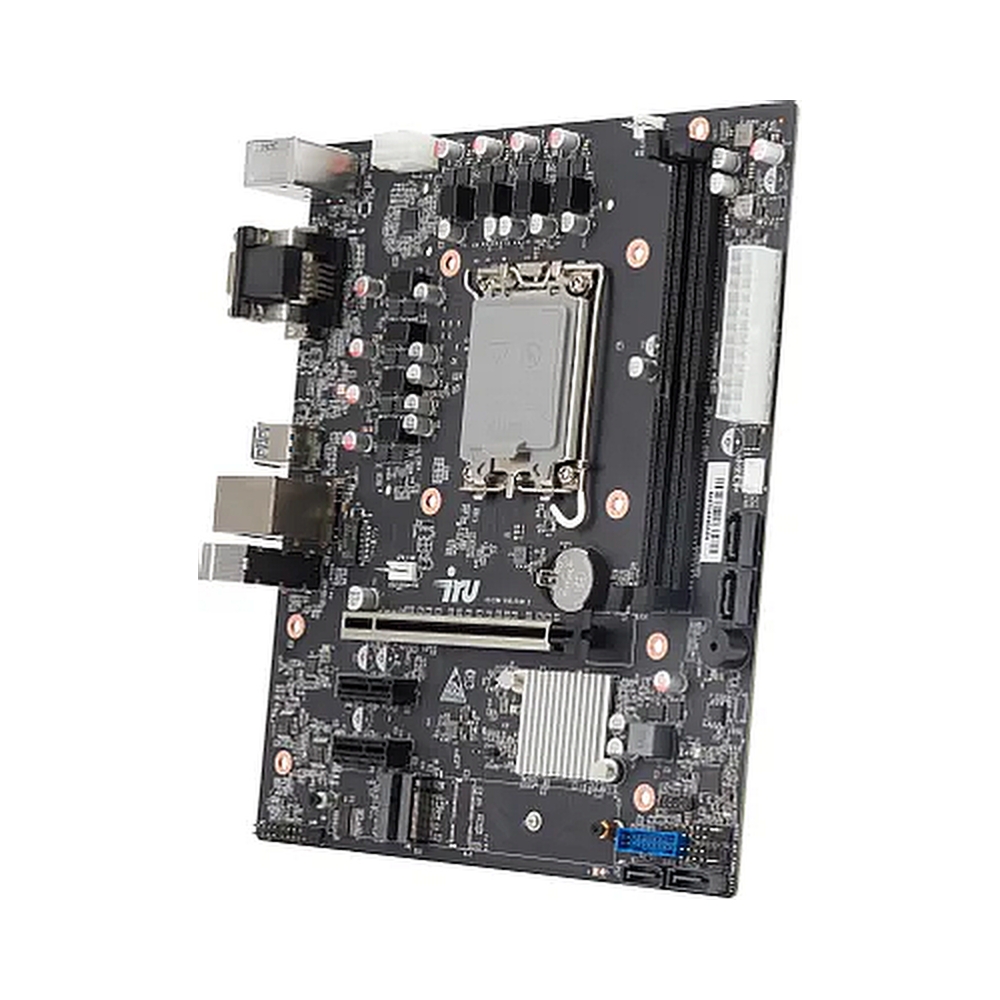 Материнская плата IRU H610M-VHD/D4M.2 Soc-1700 2xDDR4 mATX AC`97 6ch(5.1) GbLAN+VGA+HDMI+DP — KSKSHOP.RU
