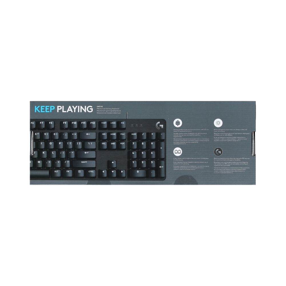 Клавиатура проводная Logitech G413 SE, черный — KSKSHOP.RU