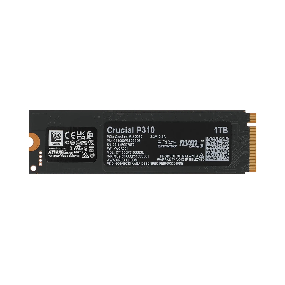 картинка Накопитель SSD Crucial P310 [CT1000P310SSD8] 1TB от магазина Одежда+