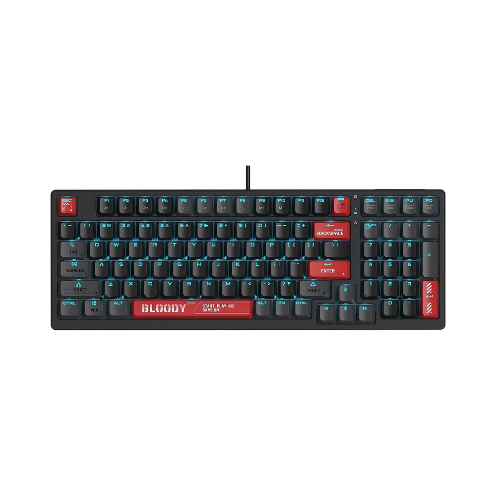 Клавиатура A4Tech Bloody AT98, черный/красный — KSKSHOP.RU