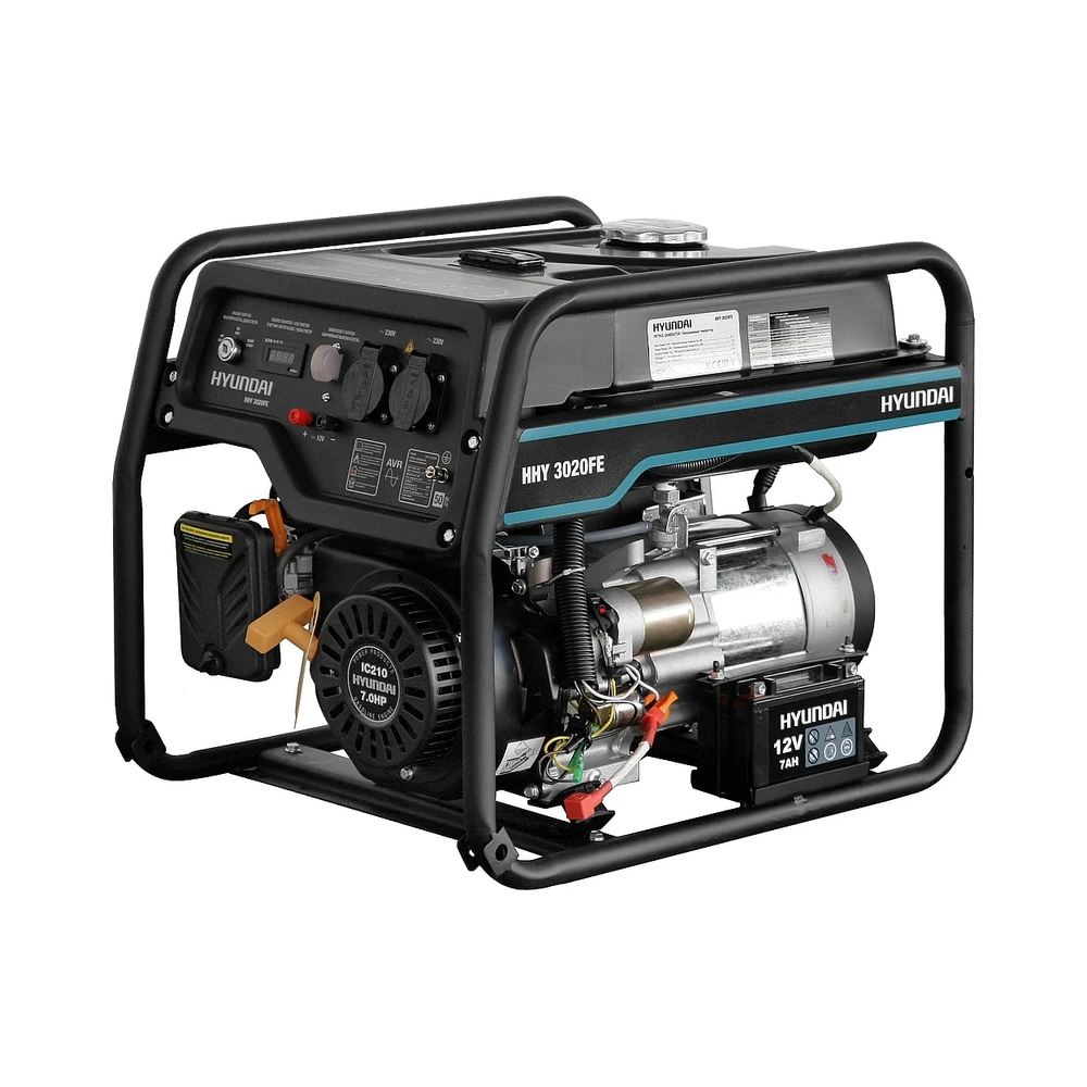 Электрогенератор бензиновый Hyundai HHY 3020FE, 3.1 кВт, 69 дБ, 49 кг — KSKSHOP.RU