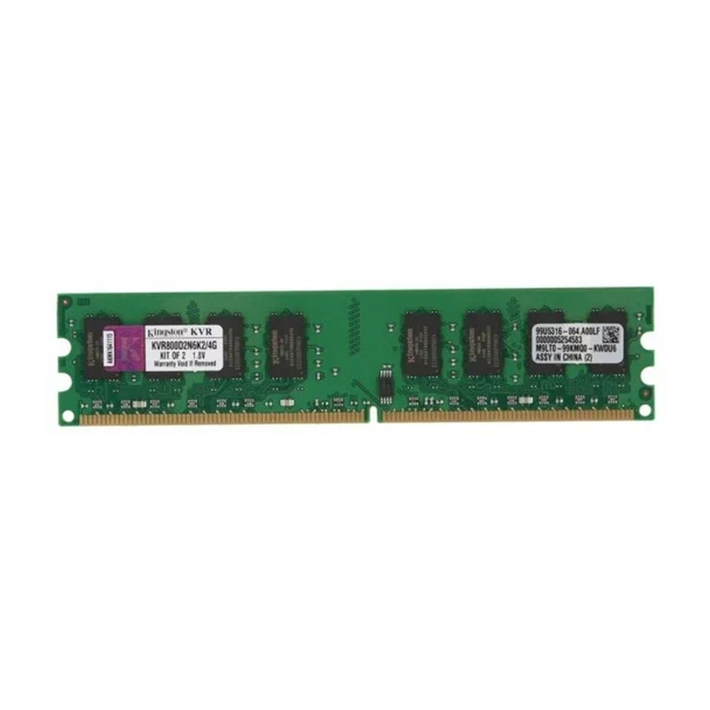 [Б/У] Оперативная память Kingston 2GB DDR2 800 МГц CL6 [KVR800D2N6K2/4G] — KSKSHOP.RU