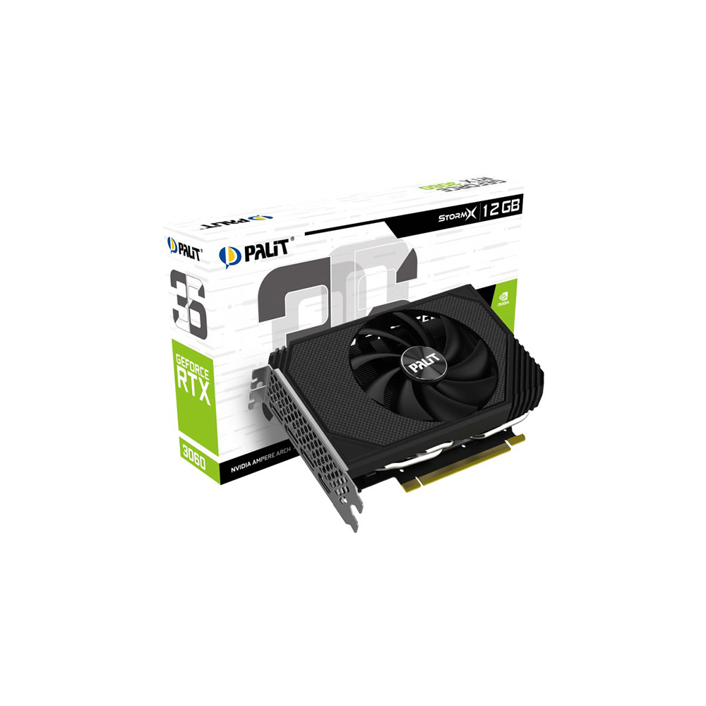 Видеокарта Palit GeForce RTX 3060 8Gb StormX [NE63060019P1-190AF] — KSKSHOP.RU