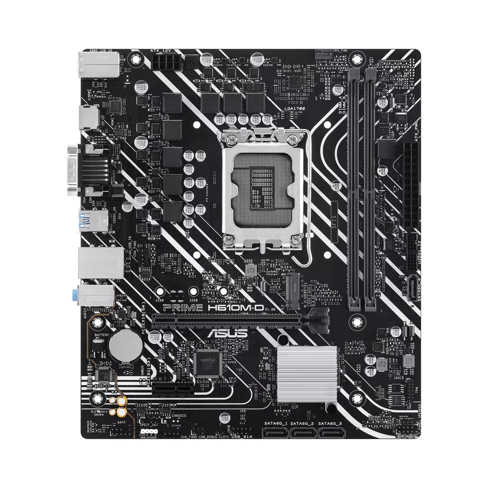 Материнская плата ASUS PRIME H610M-D — KSKSHOP.RU