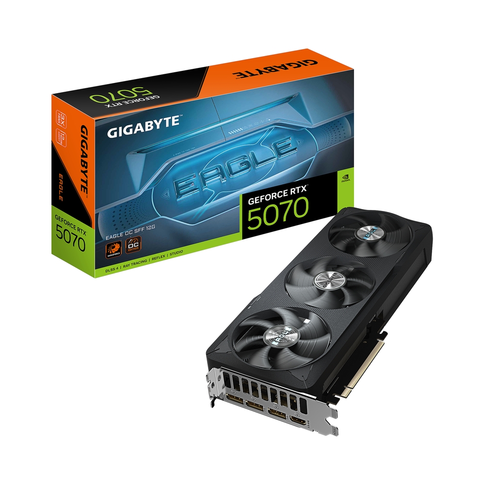 Видеокарта GIGABYTE GeForce RTX 5070 EAGLE [GV-N5070EAGLE OC-12GD 1.0] — KSKSHOP.RU