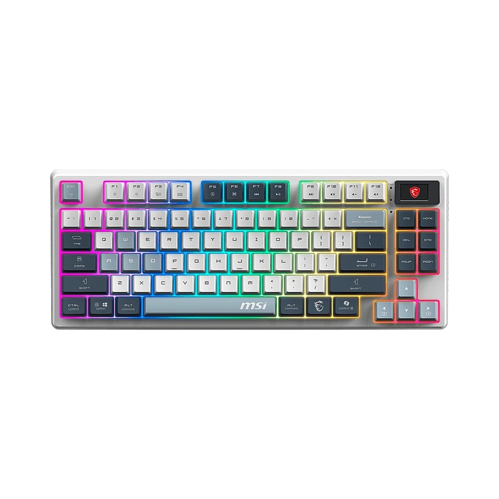 Клавиатура MSI FORGE GK600, белый/синий — KSKSHOP.RU