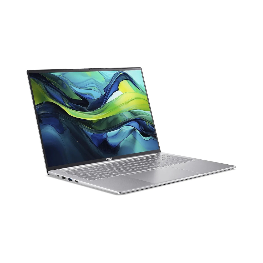 Ноутбук Acer Swift Lite SFL16-51M-54BL 16" WUXGA 1920x1200 Non-glare IPS / 1000:1 / 300 nit Intel® Core™ Ultra 5 processor 115U UMA 16 GB LPDDR5 Memory 512GB PCIe NVMe SSD Silver FULL METAL BODY KB backlight None (Boot-up only) — KSKSHOP.RU