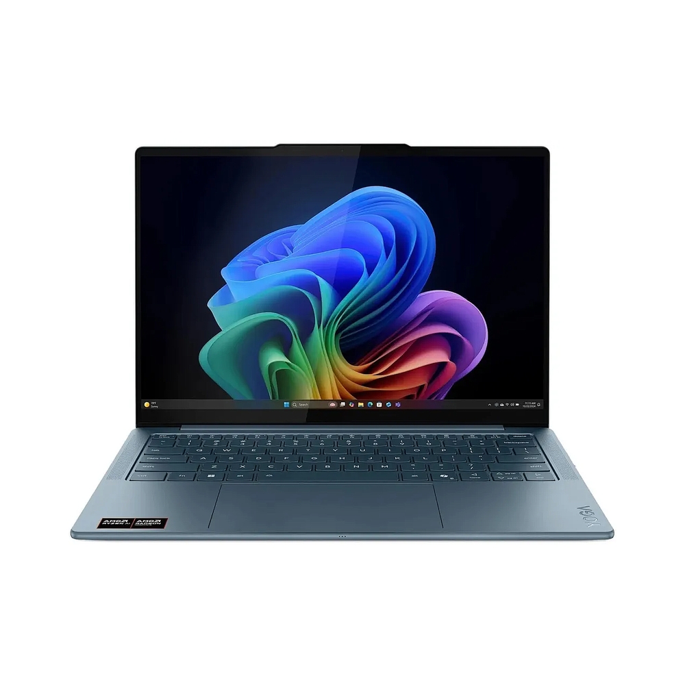 Ноутбук Lenovo Yoga Slim7 14AKP10 Ryzen AI 5 340 16Gb SSD1Tb AMD Radeon 840M 14" OLED 2.8K (2880x1800) Windows 11 Home turquoise WiFi BT Cam (83JY0009RK) — KSKSHOP.RU