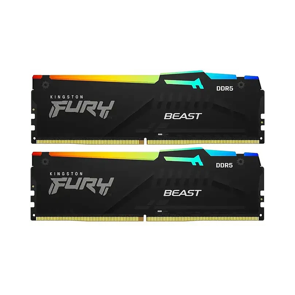 Оперативная память Kingston FURY Beast Black RGB [KF560C30BBEAK2-32] 32GB KIT D5 — KSKSHOP.RU