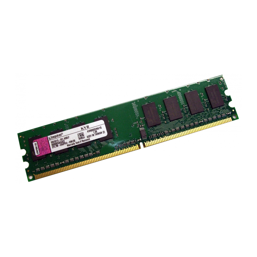 [Б/У] Оперативная память Kingston ValueRAM 1 ГБ DDR2 [KVR800D2N6/1G] — KSKSHOP.RU