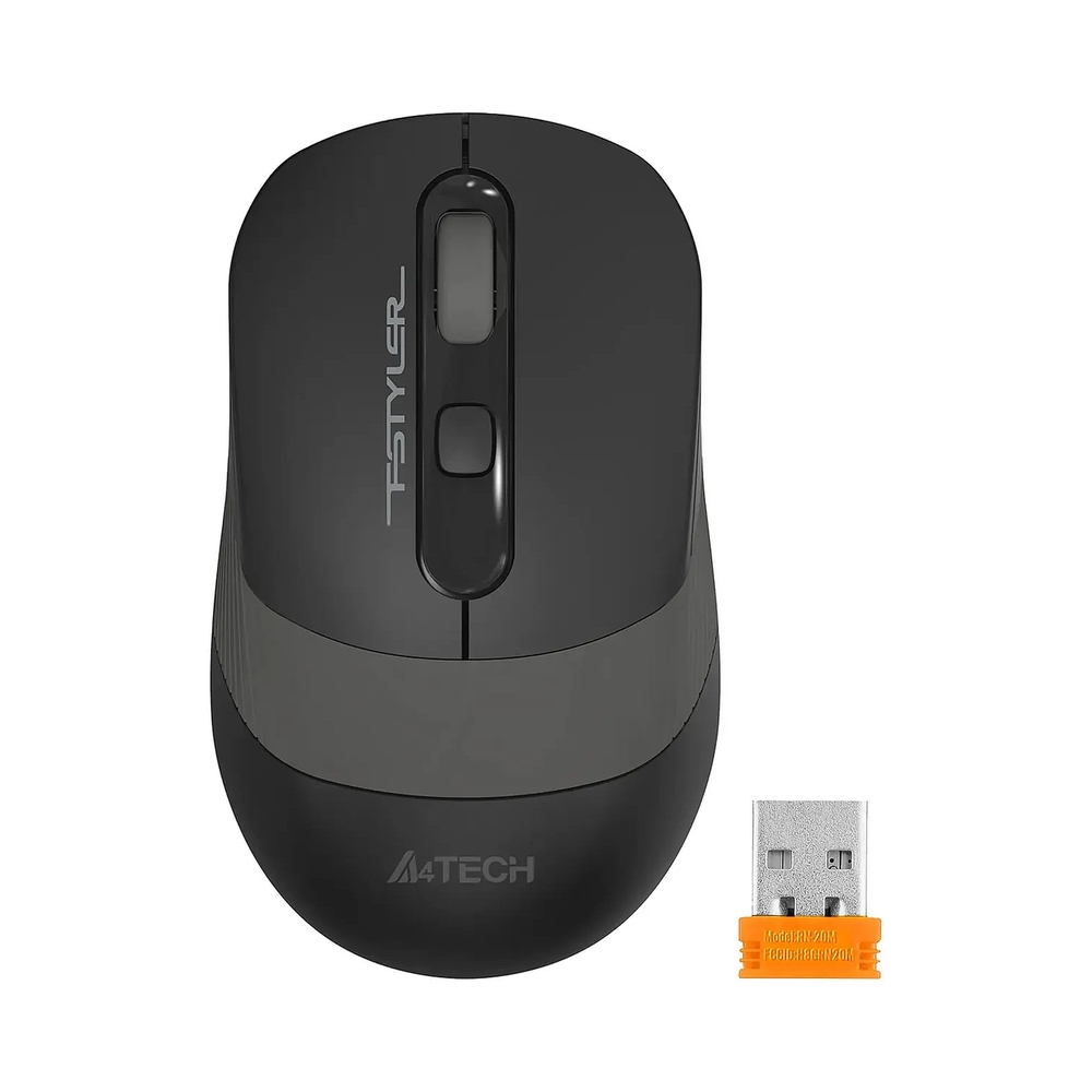 Мышь беспроводная A4Tech Fstyler FG10 черный/серый — KSKSHOP.RU