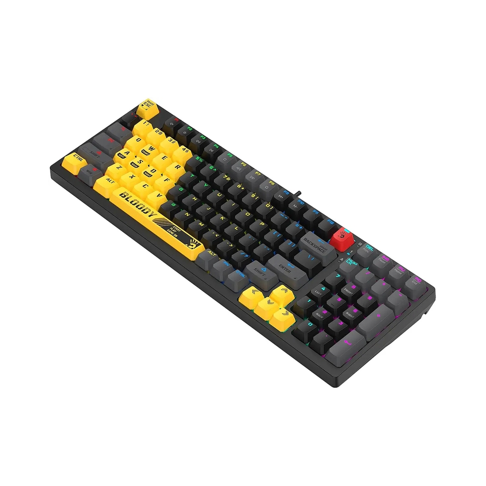 Клавиатура проводная A4Tech Bloody S98 Sports [SPORTS LIME] — KSKSHOP.RU
