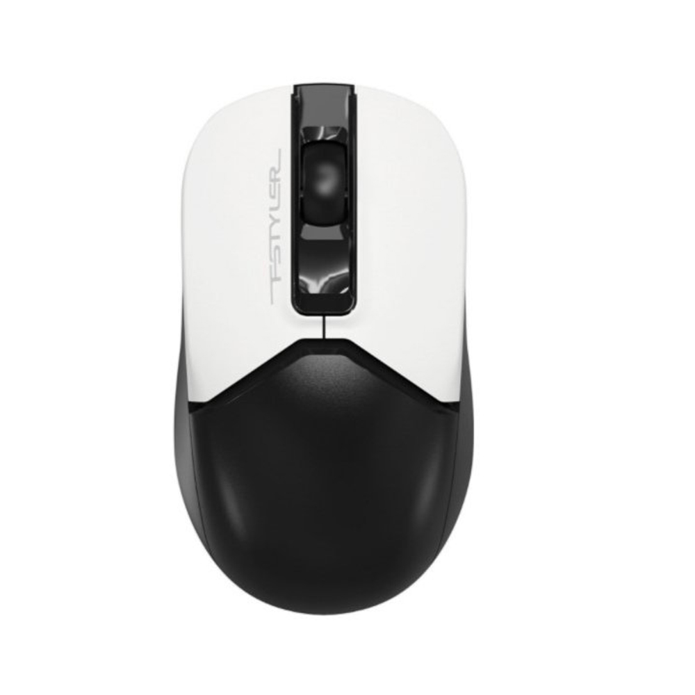 Мышь A4Tech Fstyler FG12 Panda белый/черный оптическая (1200dpi) беспроводная USB (3but) — KSKSHOP.RU