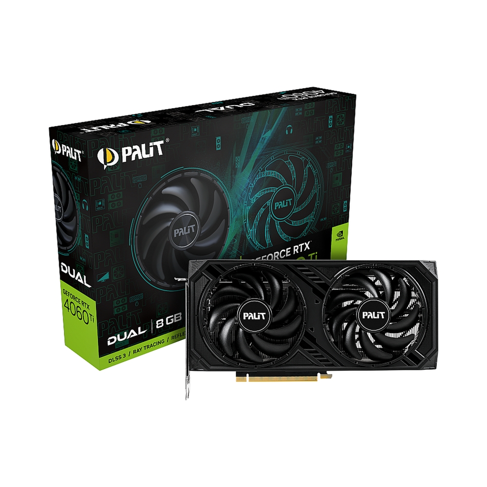 картинка Видеокарта Palit GeForce RTX 4060 Ti Dual [NE6406T019P1-1060D] от магазина Одежда+