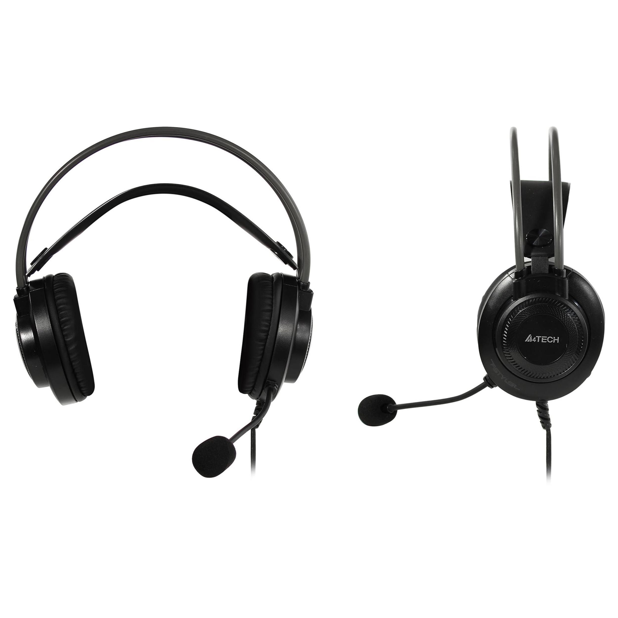 Наушники с микрофоном A4Tech Fstyler FH200U серый 2м USB — KSKSHOP.RU