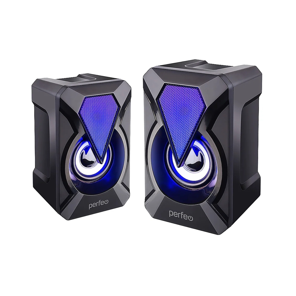 Колонки Perfeo FLAMES (2.0, 2х3 Вт) — KSKSHOP.RU