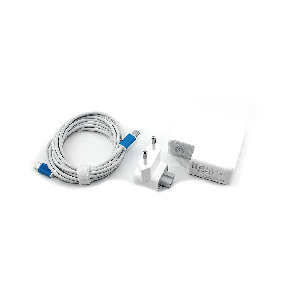 картинка Блок питания (сетевой адаптер) для ноутбуков Apple USB Type-C 67W OEM от магазина Одежда+