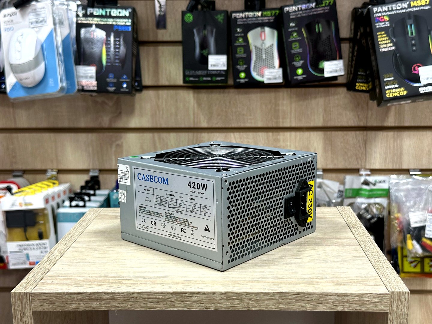 картинка [Б/У] Блок питания CASECOM 230WX | 420W от магазина Одежда+