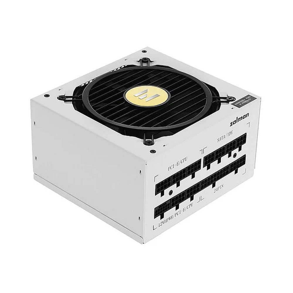 картинка Блок питания Zalman ZM850-TMX2 WH, 850W, ATX12V v3.0, APFC, 12cm Fan, 80+ Gold Gen5, Full Modular, White, Retail от магазина Одежда+