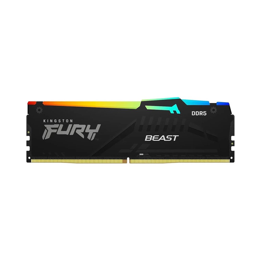 Оперативная память Kingston FURY Beast Black RGB [KF556C40BBA-16] 16GB D5 — KSKSHOP.RU